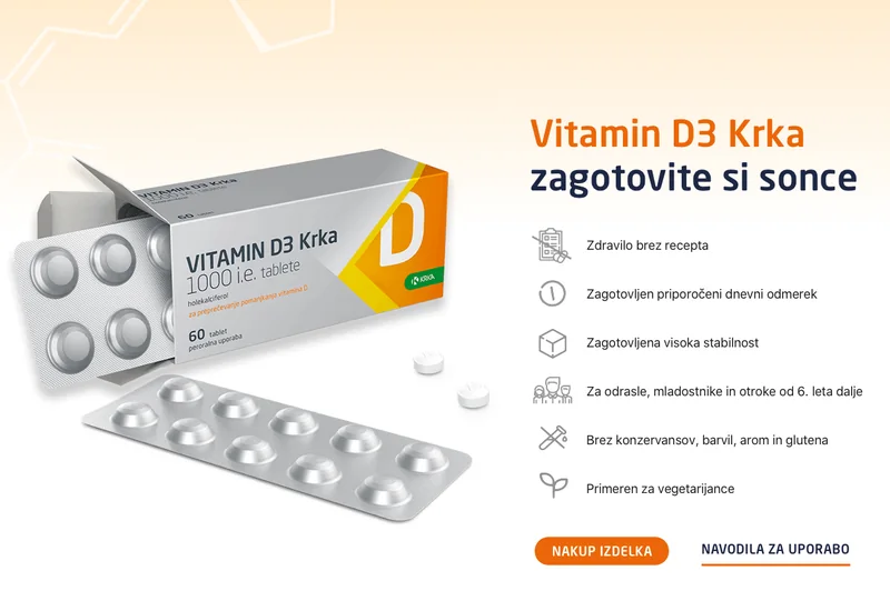 Krka Vitamin D3, Product