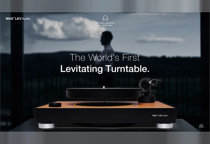 MAG-LEV Audio, Homepage hero