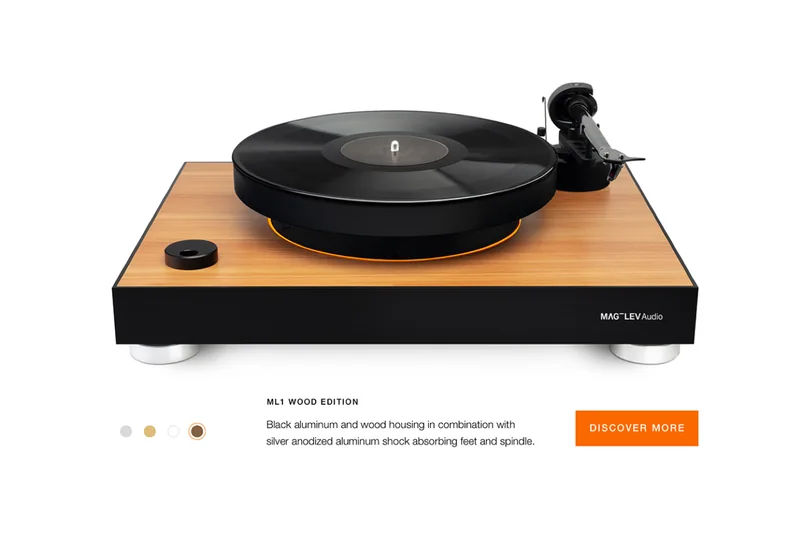 MAG-LEV Audio, Product page